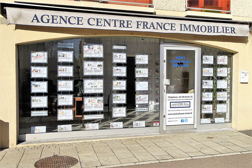 Graphisme site Agence Centre France Immobilier